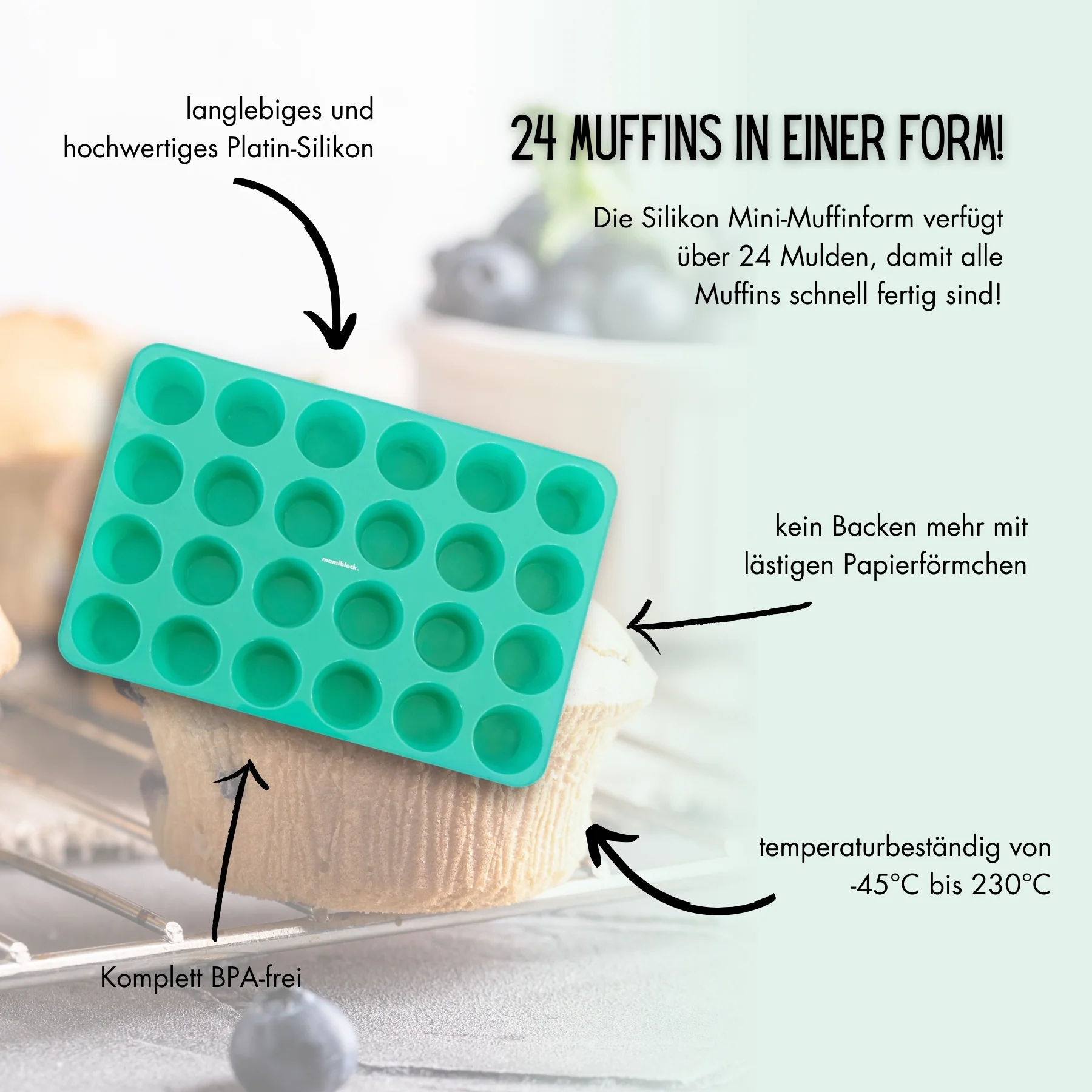 Silikon Mini-Muffinform - Image 5